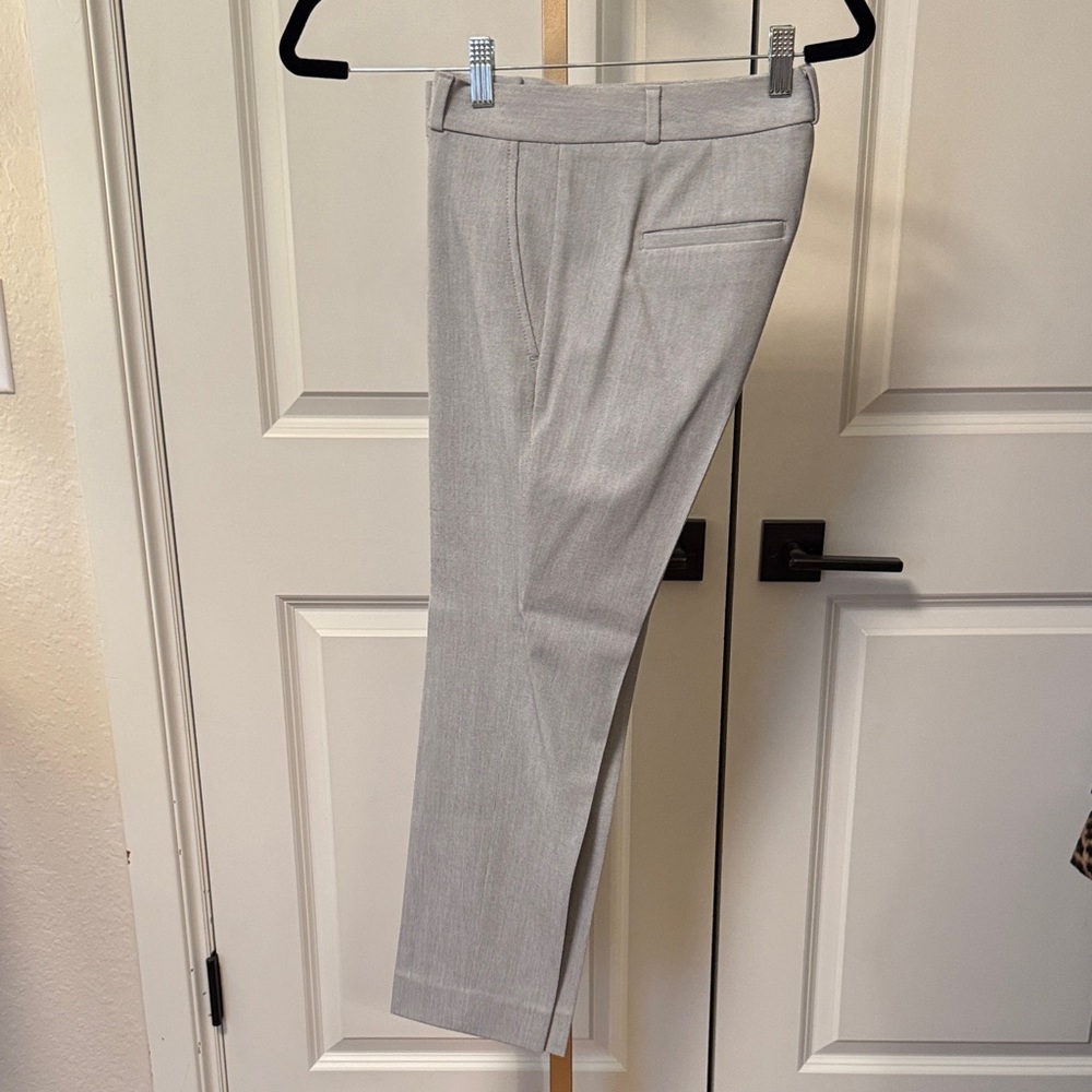 Banana Republic Light Gray Women's Trousers